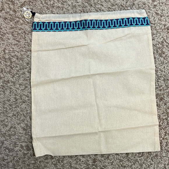 NWOT Tory Burch Travel Shoe Purse Dust Drawstring Bag - Picture 1 of 4